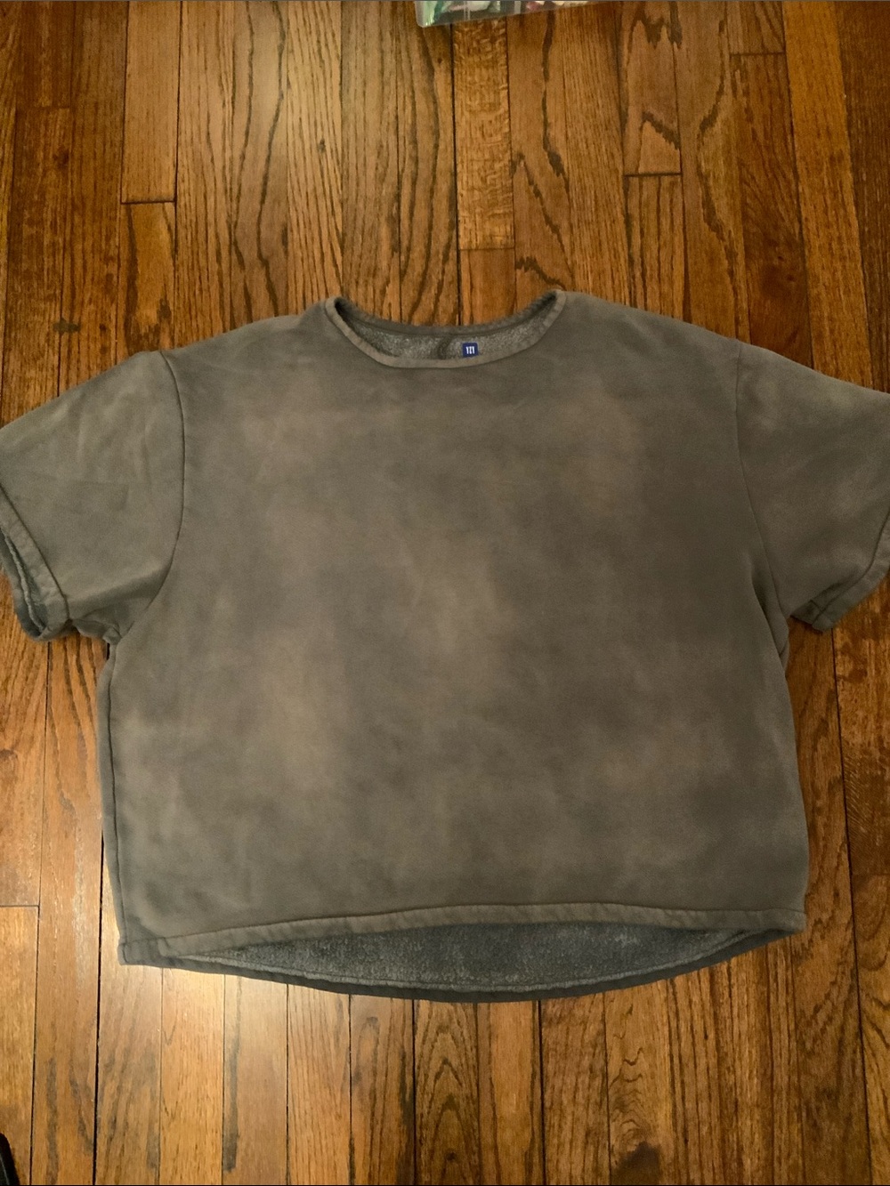 Yeezy gap 3/4 sleeve sweatshirt gray small